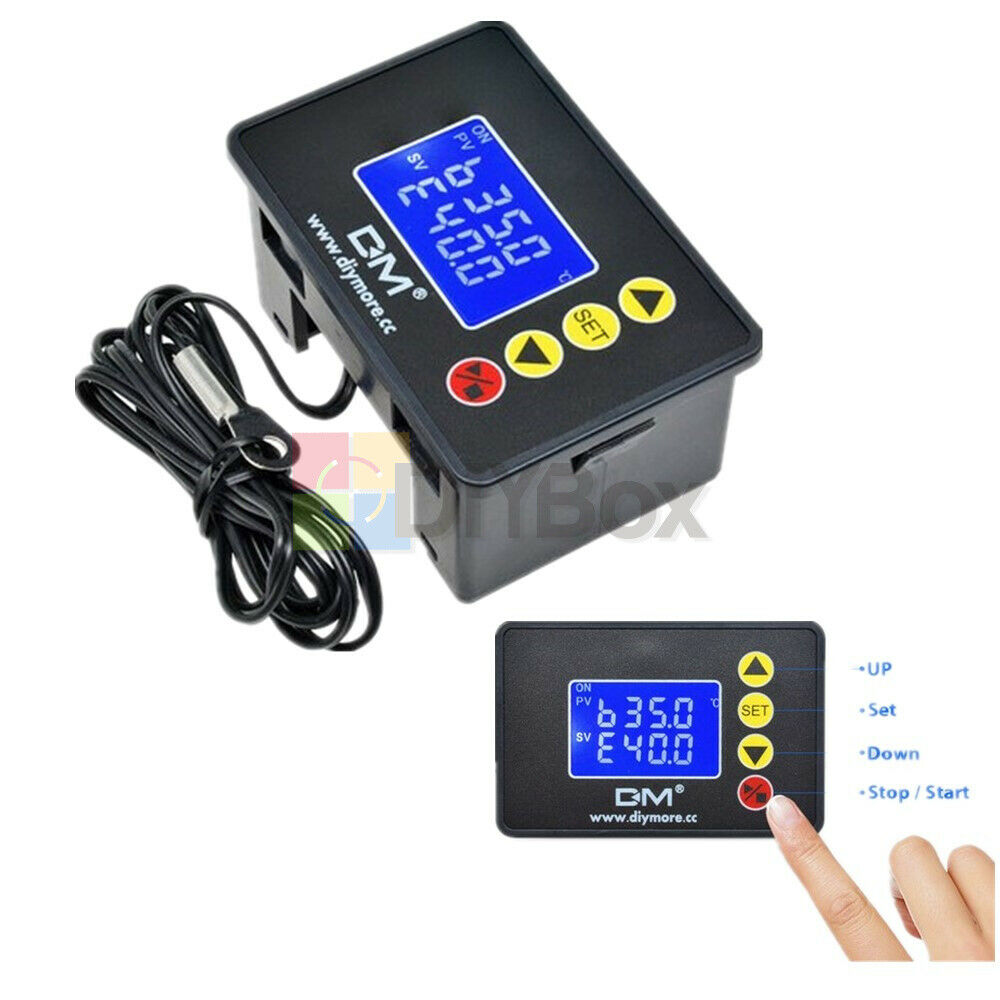 1.37" LCD DC 24V 480W Microcomputer Temperature Control Sensor Module