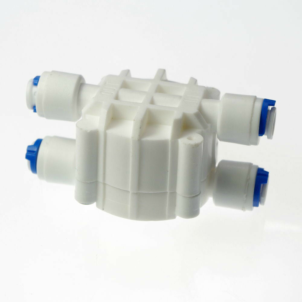 1PCS 1/4"Port Reverse Osmosis System Auto Shut Off 4 Way Valve For RO