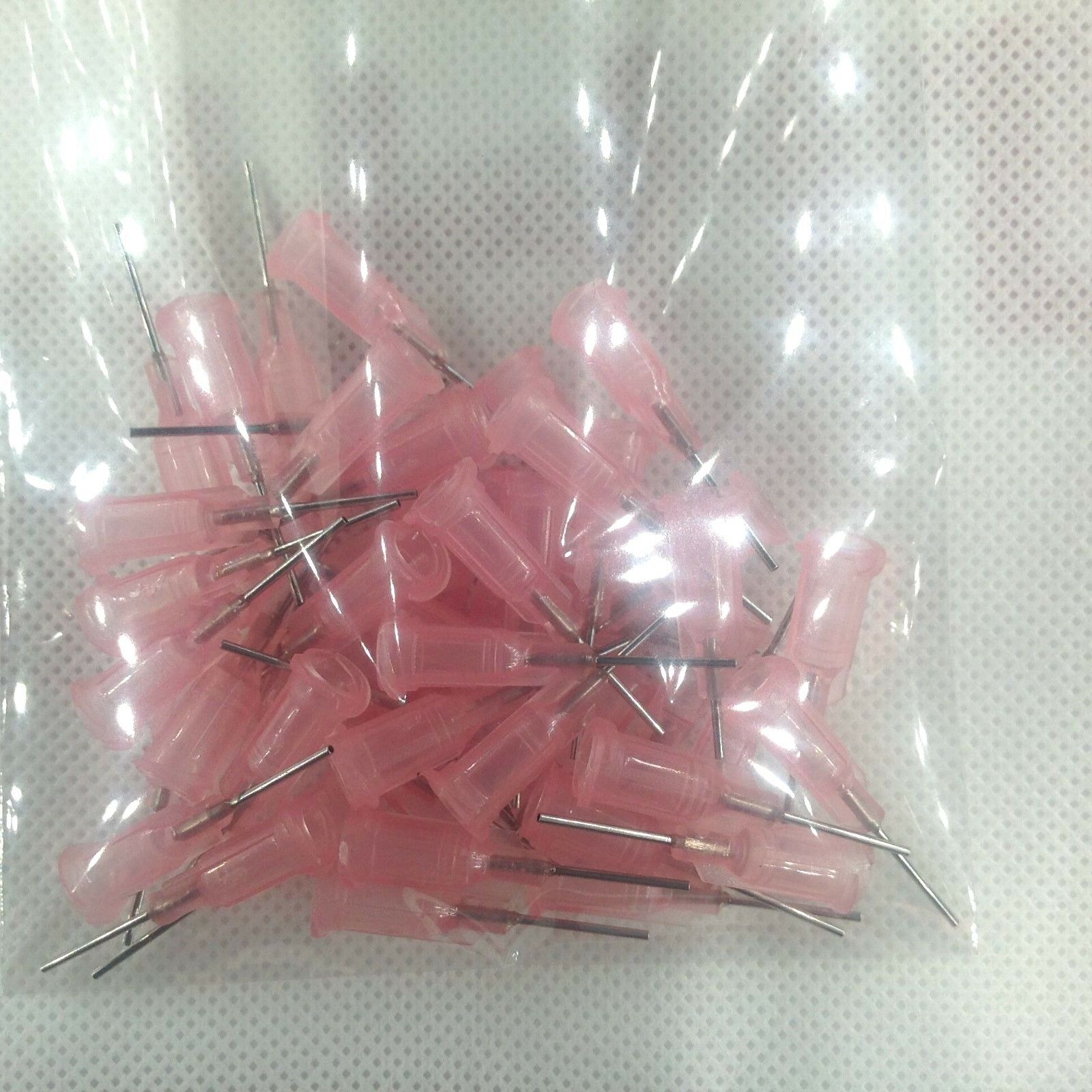50pcs 1/2" 20Ga Dispensing Needle Tip For Liquid Dispenser Adhesive Glue 0.5"
