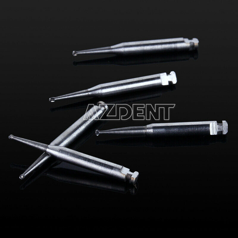 10 Kits Dental Lab Clinic Low Speed Right Angle Tungsten Steel Drill Burs RA1