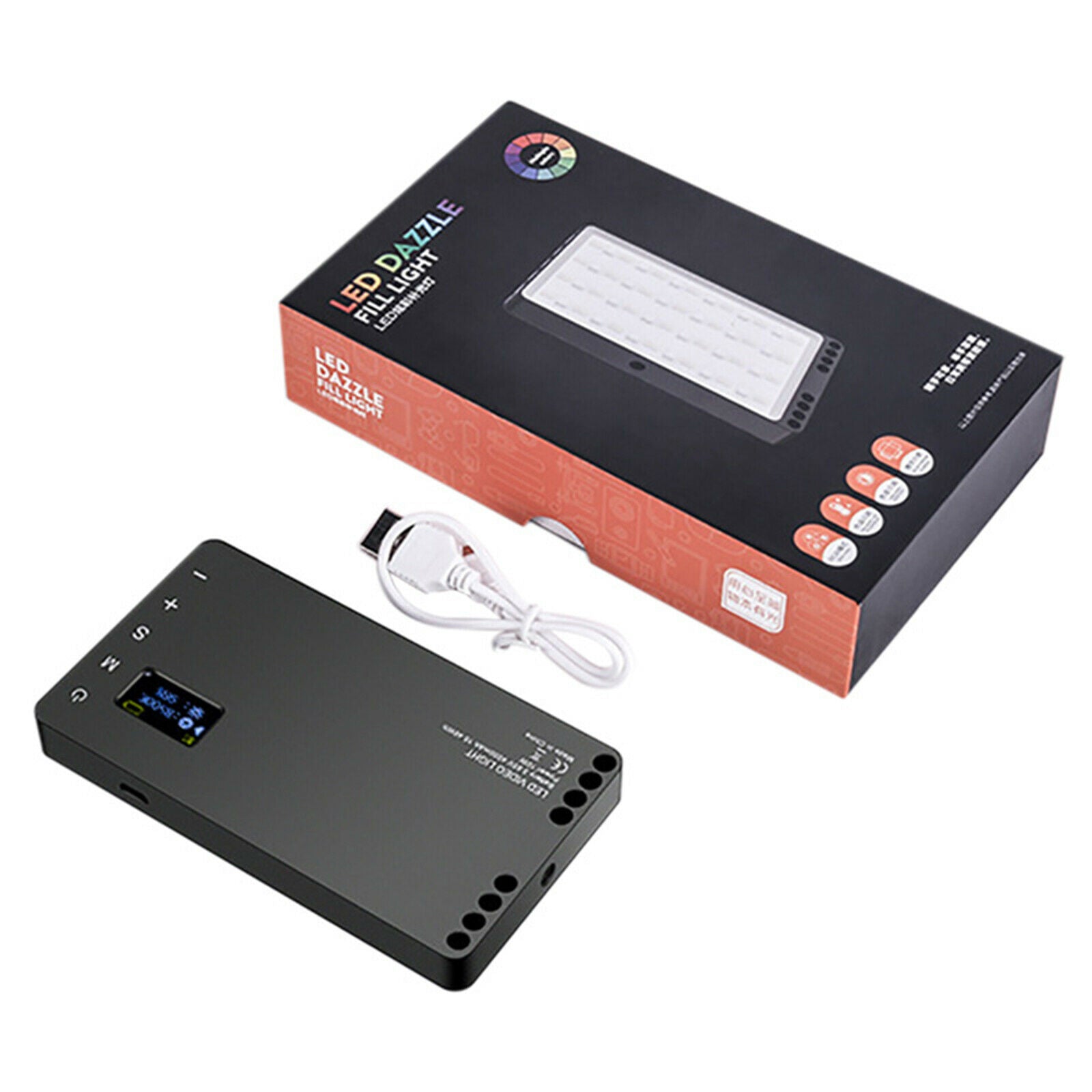 Portable RGB Handheld Fill Light Colorful LED Lights Studio Photo 2500-8500K