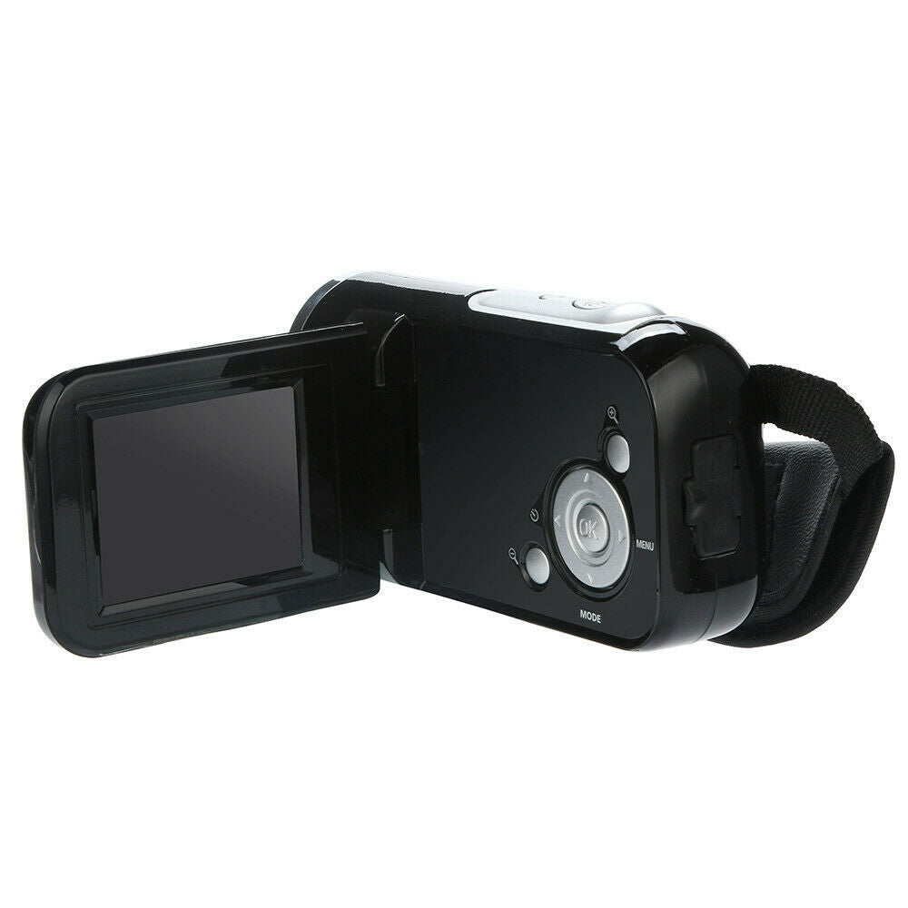 Black Video Camcorder HD 1080P Handheld Digital Camera 4X Digital Zoom Practical