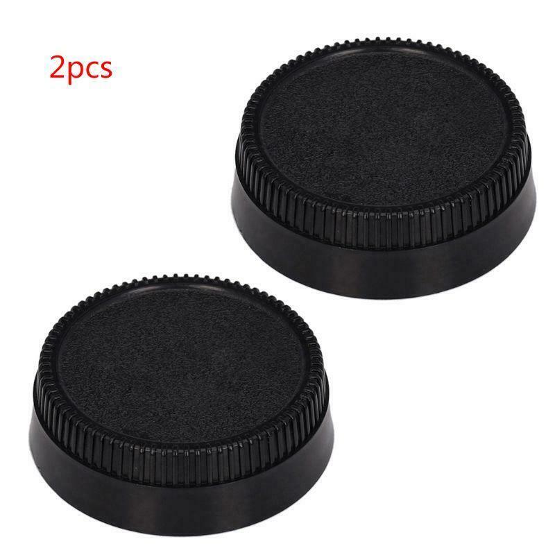2PCS Dustproof Lens Rear Cap Protective Cover for Ni-kon Nikkor SLR DSLR Lens