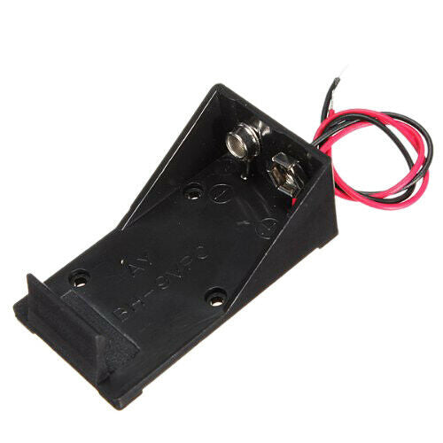 DC 9V Battery Support Box Connector Coupler Battery Holder with Lead Wire B5D2D2