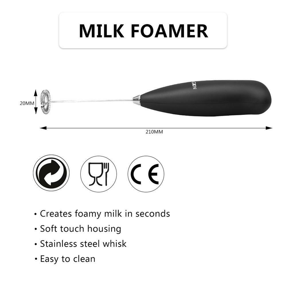 Electric Plastic Handle Egg Beater Egg Milk Frother Kitchen Foamer Mixer Tool