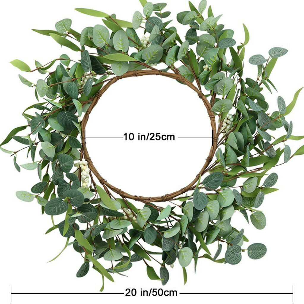 Artificial Wreath Garland Door Farmhouse Showcase Garden Wedding Party Decor