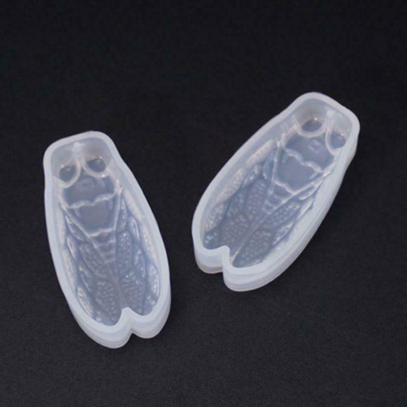 Crystal Epoxy Cicada Shape Silicone Mold DIY Handmade Jewelry Pendant Mould Tool