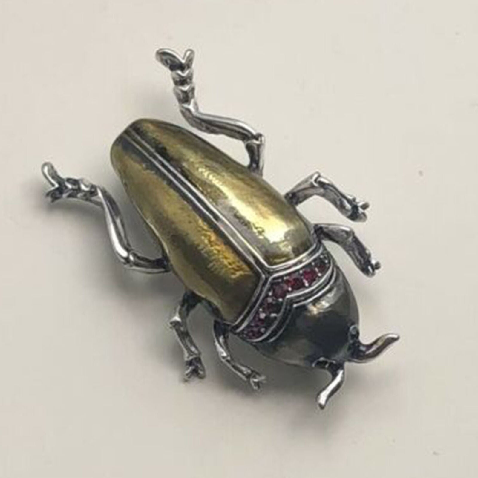 Retro Beetle Enamel Animal Insect Brooch Pin Women Scarf Party Jewelry Unique