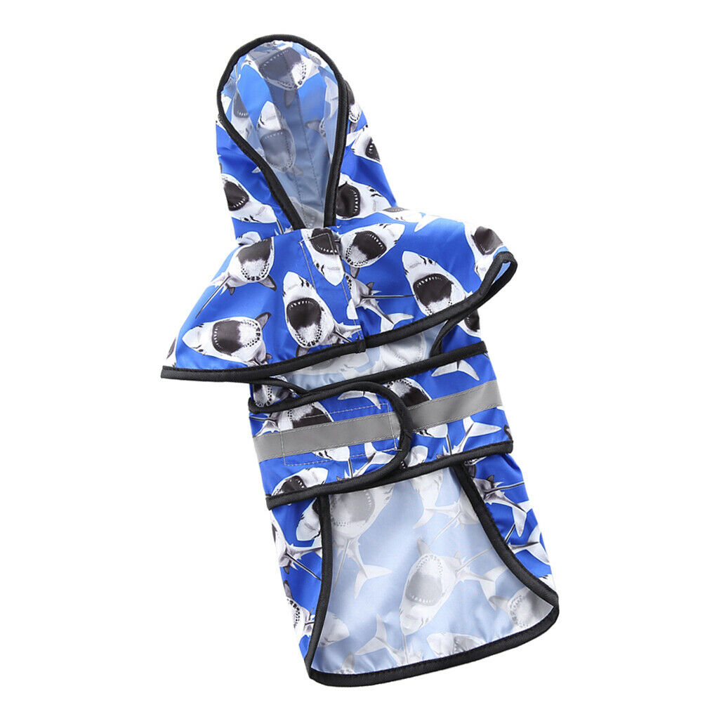 2 Pieces Pet Dogs Rainy Raincoat Puppy Rain Resistant Apparel For Dogs