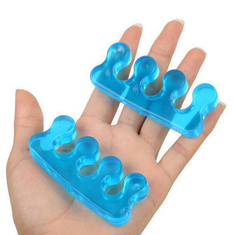 2 Pcs Soft Silicone Toe Separating Gel Toe Separator Flexible Spacer Soft.l8