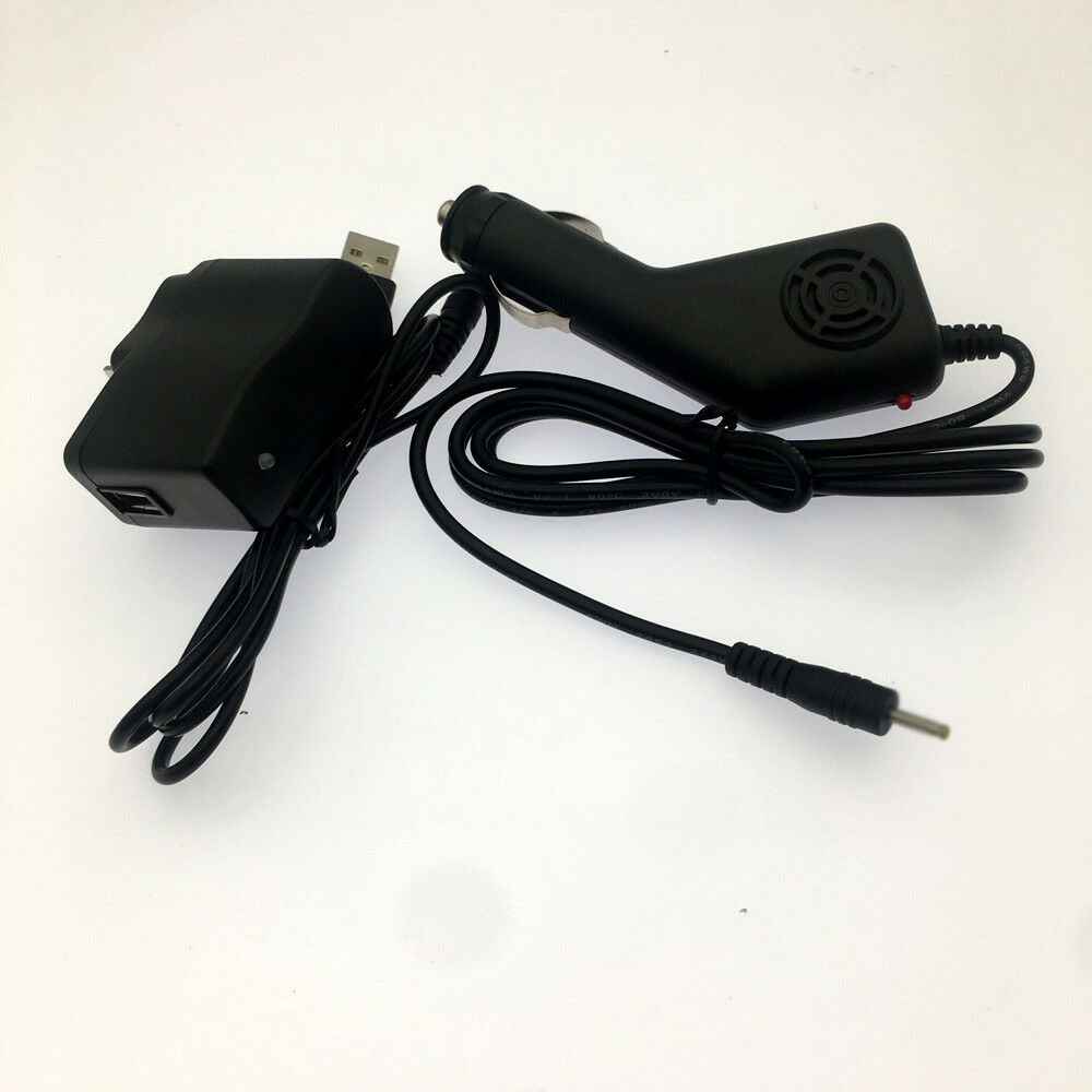 US Power adapter+Car Charger DC Cable For RCA Voyager III RCT6973W43 DK Tablet