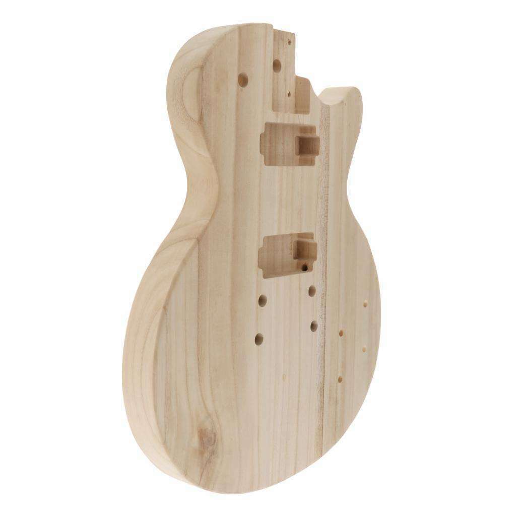 DIY Unfinished Guitar Body Barrel Wood for ST Guitar Parts Accessories