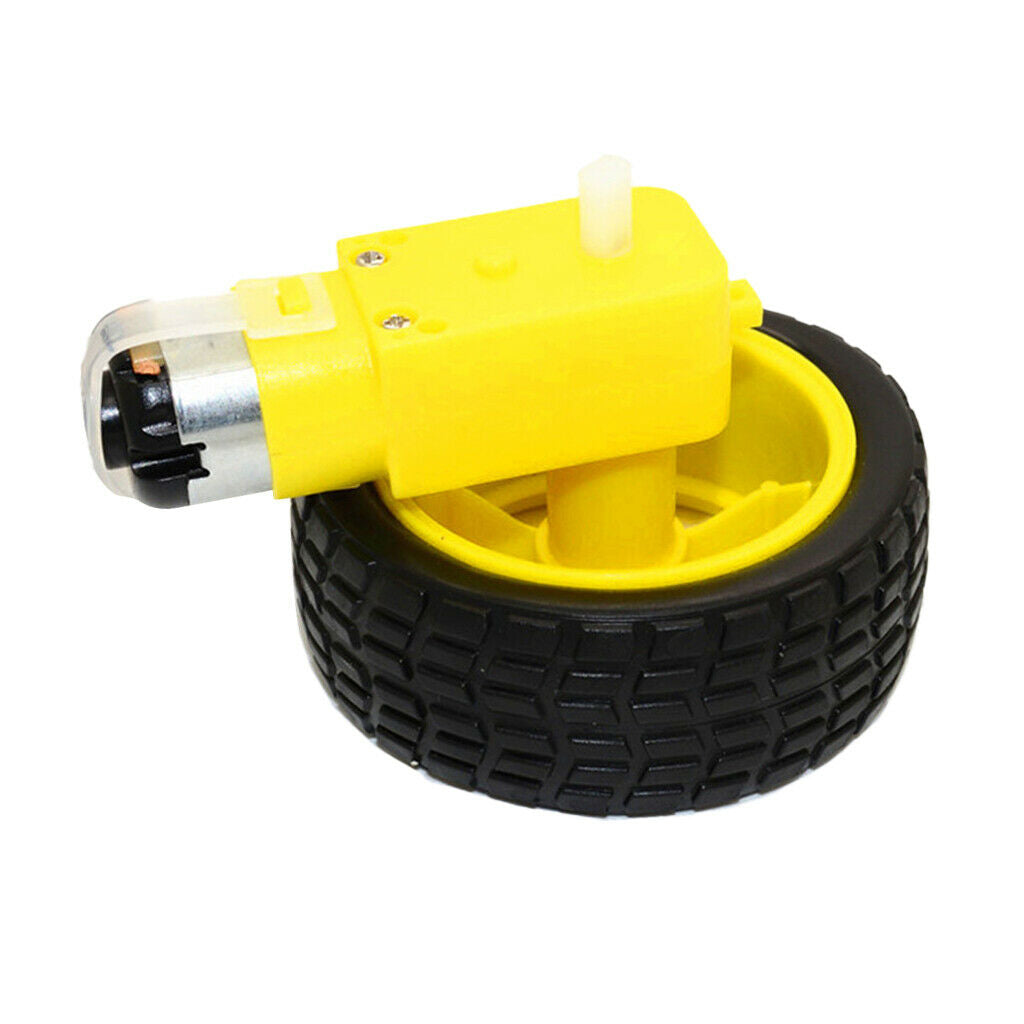 2 Piece Robot tire gear motor wheel smart small wheel tire The tire is made of