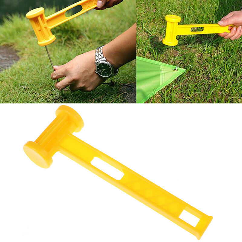 1PC Outdoor Awning Canopy Tent Peg Plastic Hammer Nail Stake Extractor Pu.l8