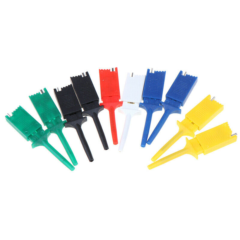 10pcs Test Hooks Clips for Measuring Instrument Test Clip Flat H DD