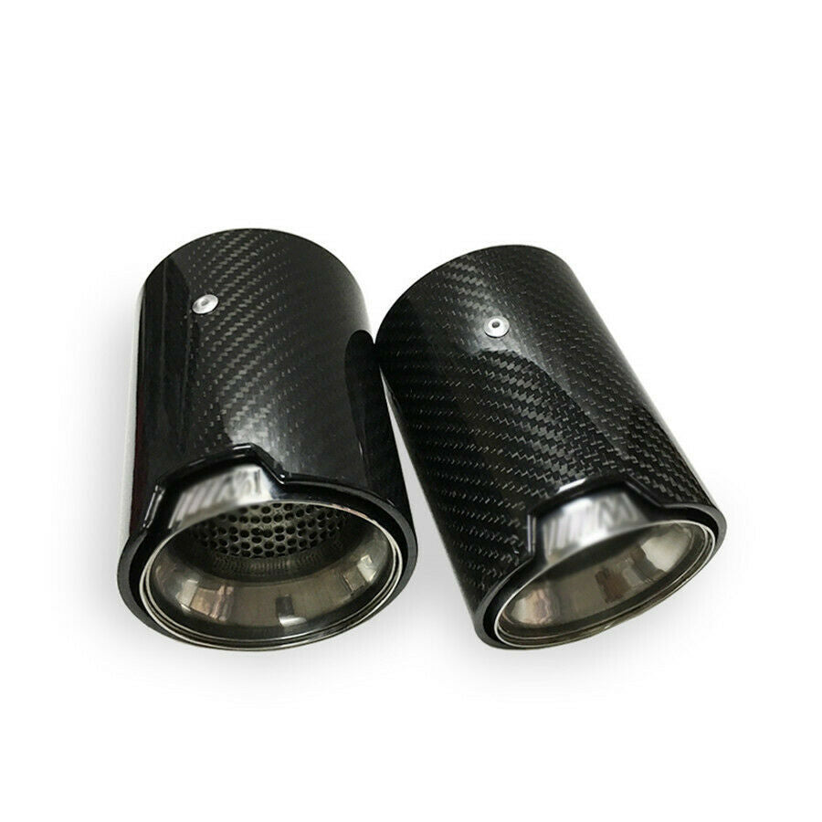 2.5-3inch Inlet Real Carbon Fiber Exhaust pipe For BMW M2 F87 M3 F80 M4 F82 F83