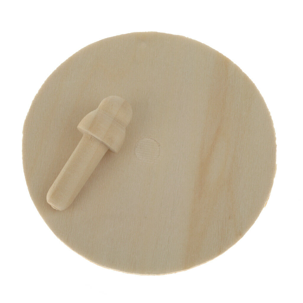 5pcs Creative Unfinished GYROS for Children Wooden Birthday Gift