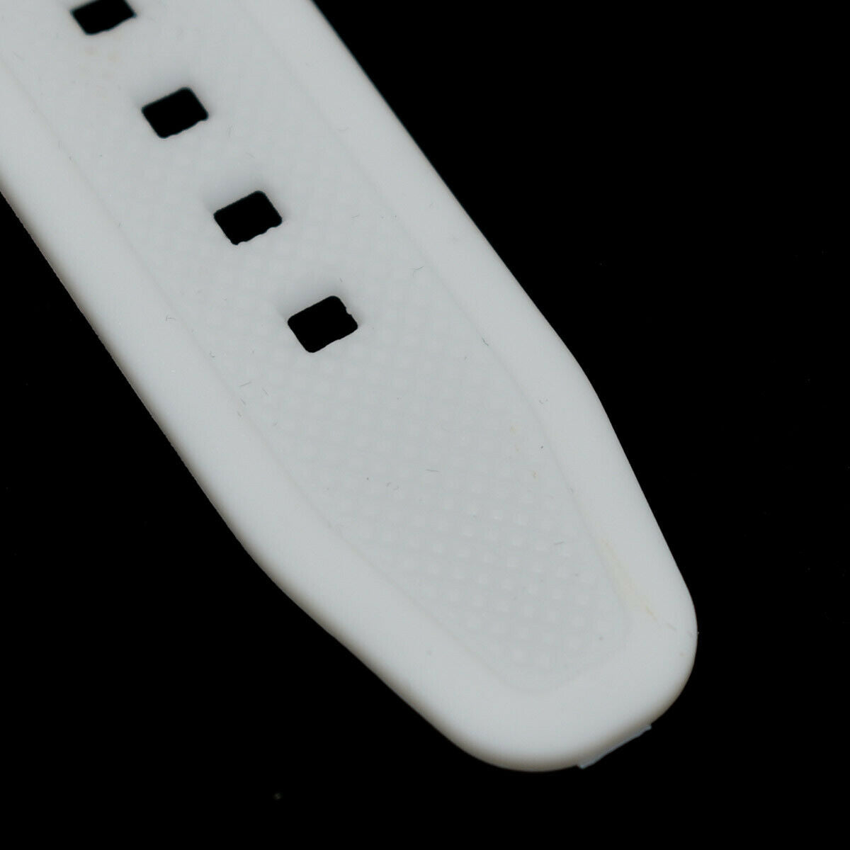 18mm Rubber White Watch Strap With Pins For SGW-300H SGW-400H SGW-300 SGW-400