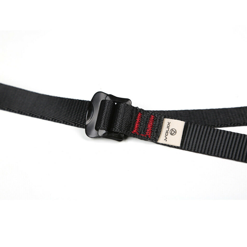 Foot Loop Ascender Riser Sling Webbing Lanyard with Carabiner, 15KN Adjustable