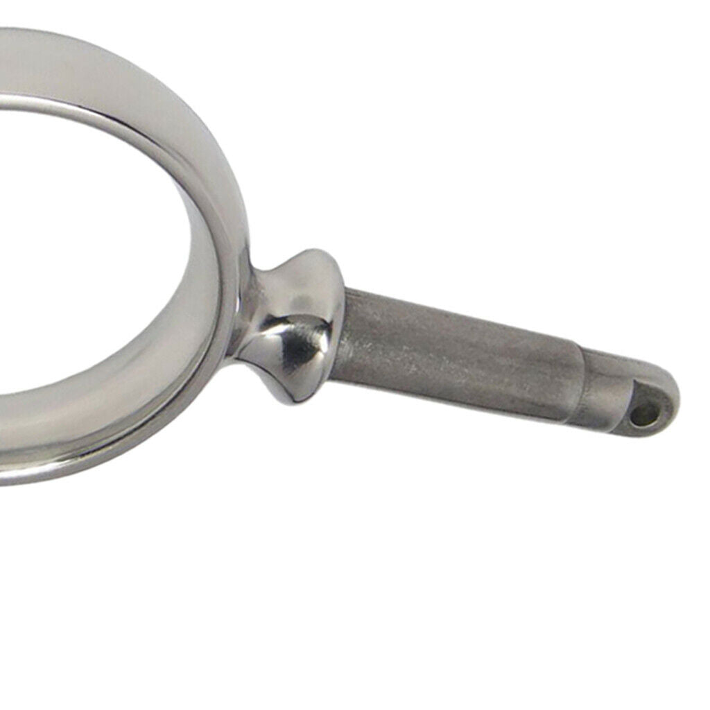 2x 316 Stainless Steel 2-1/4" Round Oarlock 1/2"x 2" Shaft for Boat Kayak