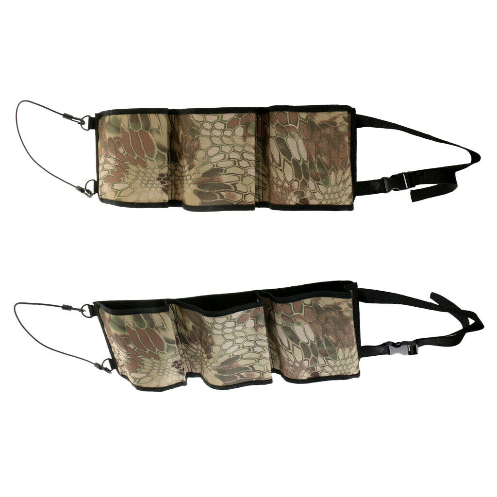 Car Seat Back Fishing Rod Rack Holder Hanging Seat Back Bag Camouflage 1