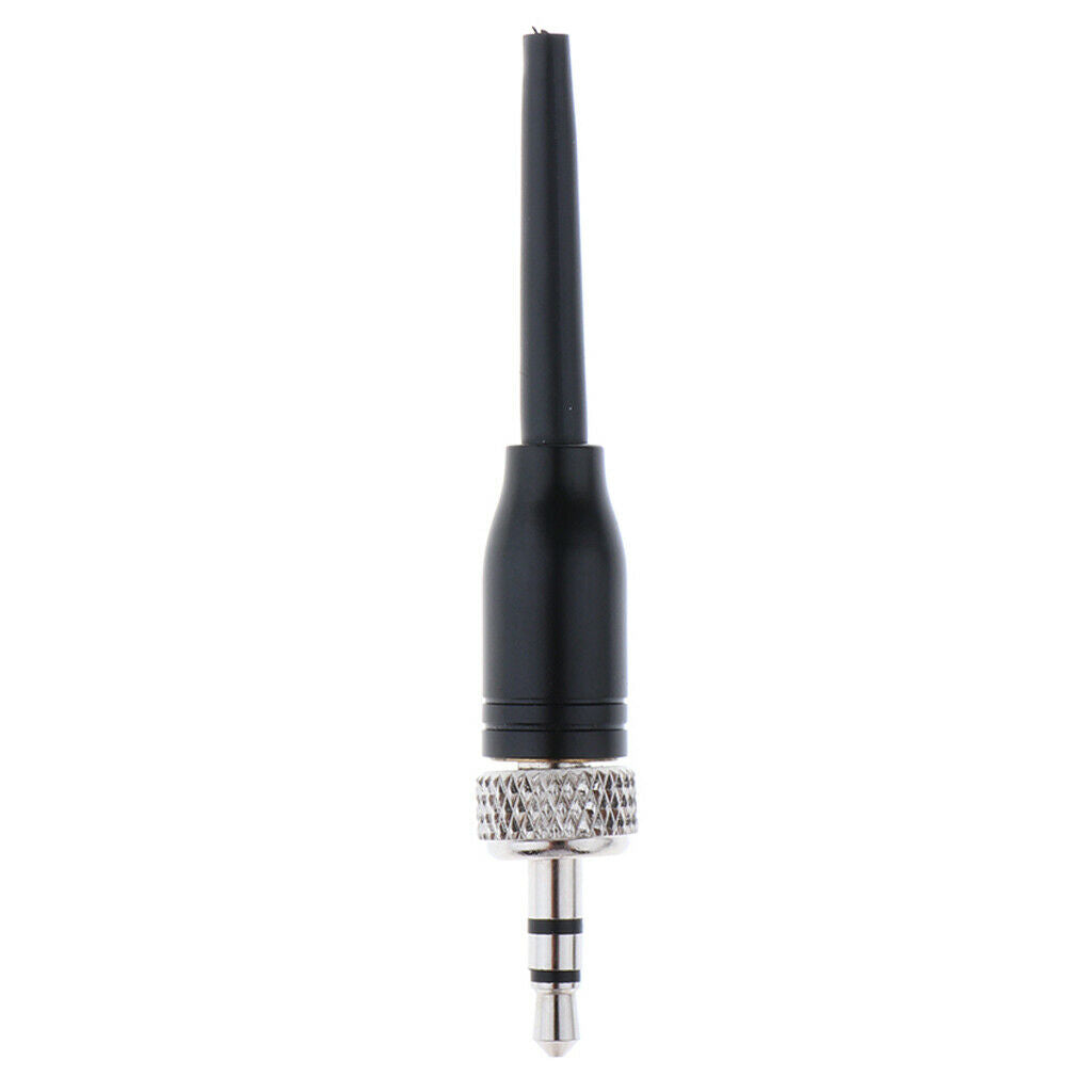 3.5mm Lock Stereo   Plug Mini Audio Connector for Repair Microphone Black