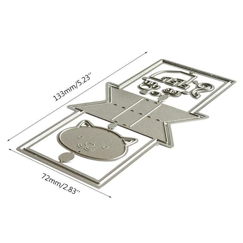 Cat House Carbon Steel Cutting Dies DIY Scrapbooking Photo Album Embossing Paper