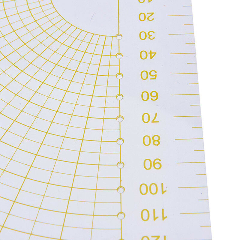 tailor sewing tools quilting patchwork scrapbook circle fan foot seam rul.l8