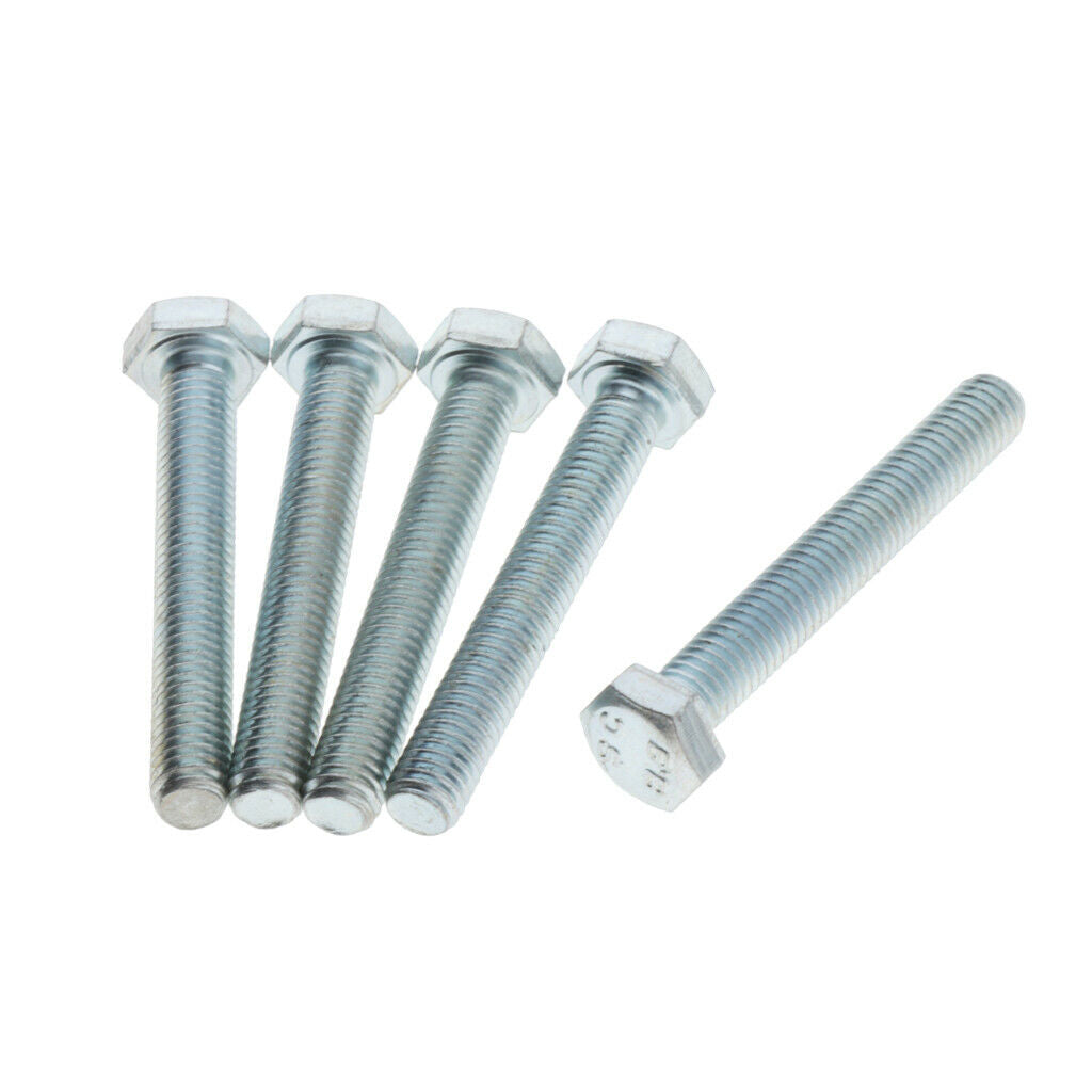 5 Pieces M8 x 60mm Hex Head Bolts Screws Stainless Steel