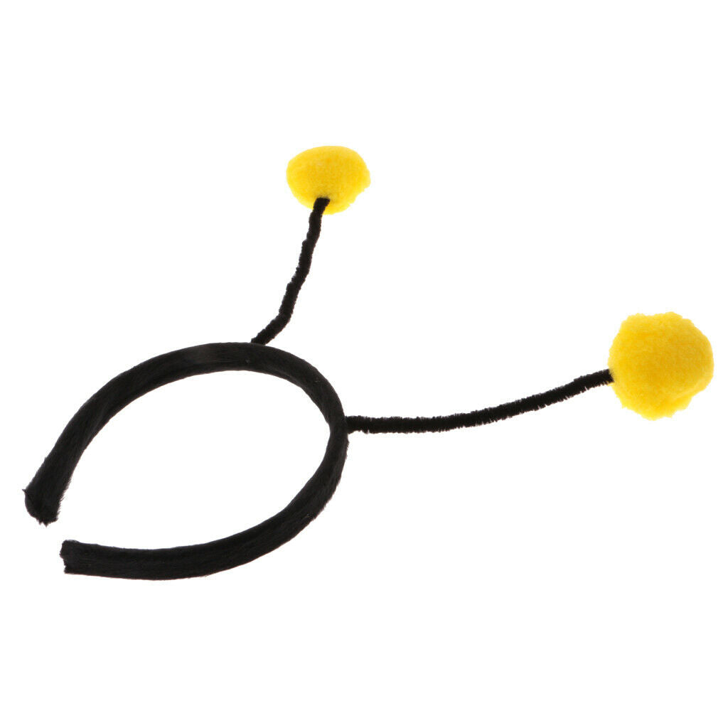 6 Pieces Yellow Bee Hair Bands, Tentacle Hair Hoop, Party Headbands, for Kids