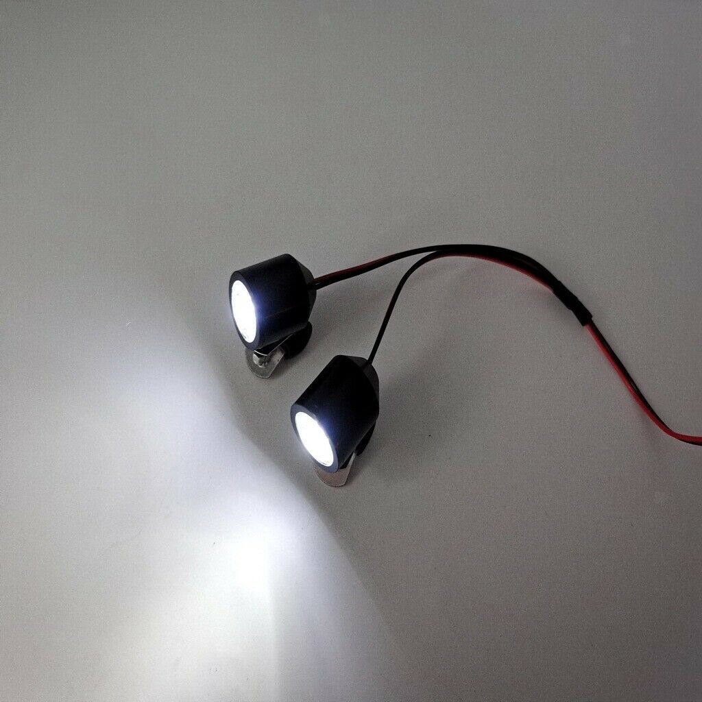 LED Spotlight Headlight Headlamp for 1/7 RC Clawler 1/5 Car Parts Upgrade