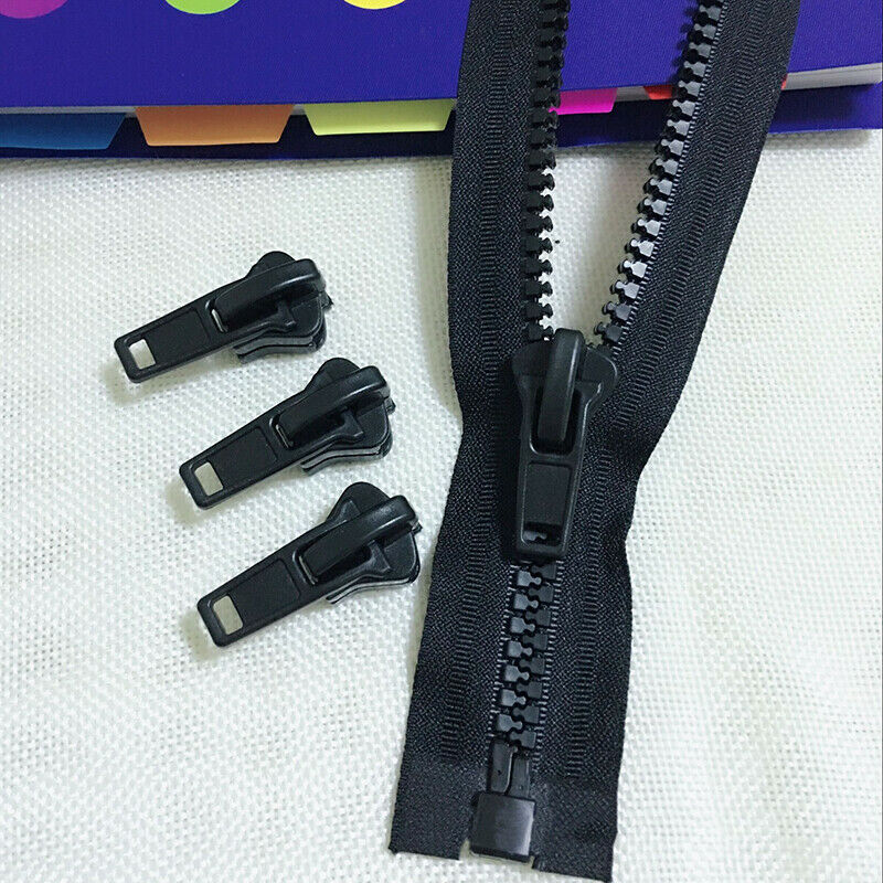 5pcs 8# Zipper Head Repair Kit Replacement Zip Sliders DIY Handwork Accessories