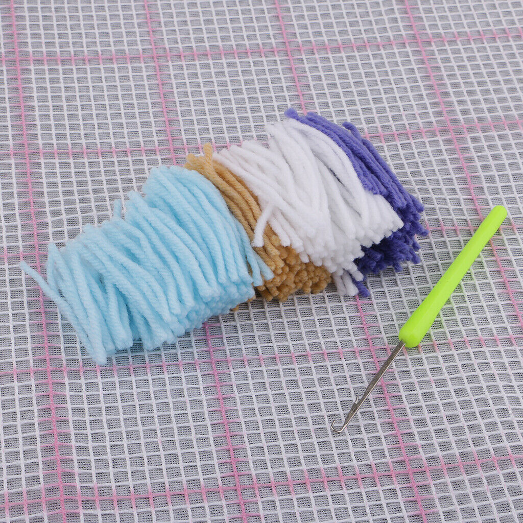 Latch Hook Kits Rugs DIY Craft Needle Embroidery Rugs for Children Owl