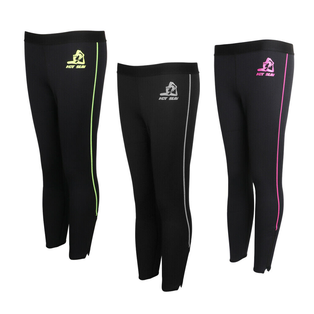 Women Neoprene Body Shaper   Burner Fitness Sport Yoga Gym Pants Pink XL