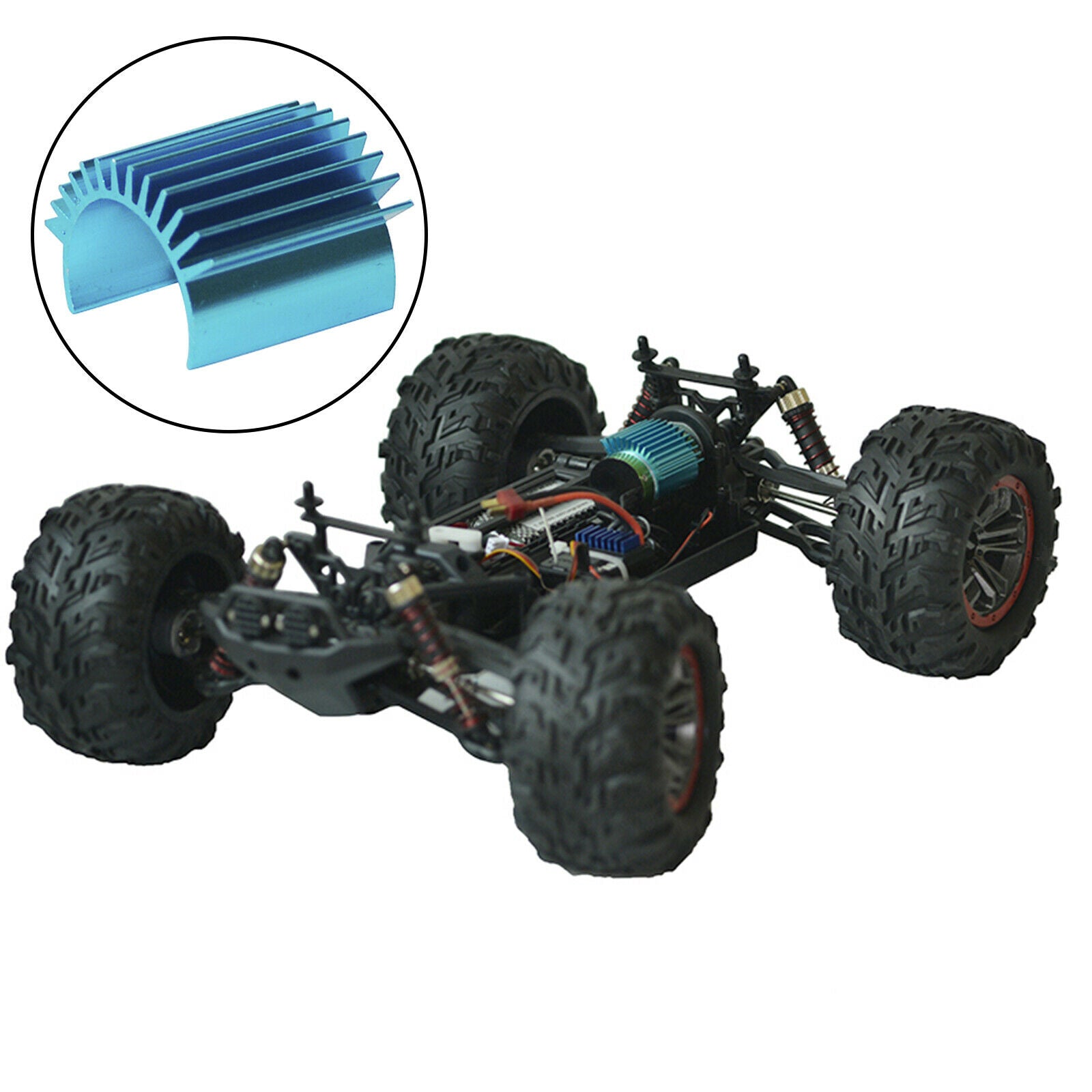 Aluminum Motor Heat Sink for XLH Q901 Q902 Q903 X-03A X-05A F17 RC Car
