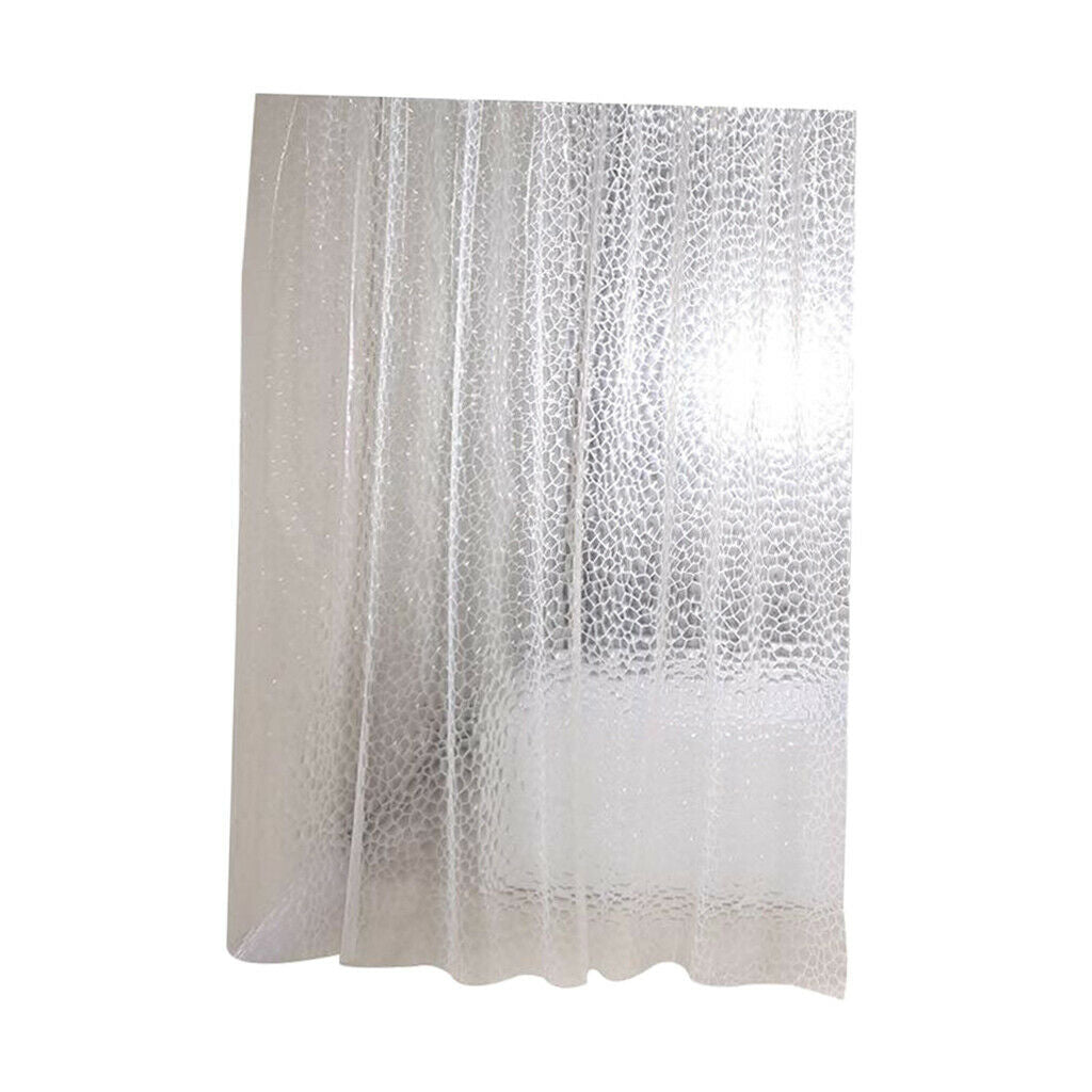 Shower Curtain Bathroom Liner Mildew Resistant Bath Curtain Clear 180x200cm