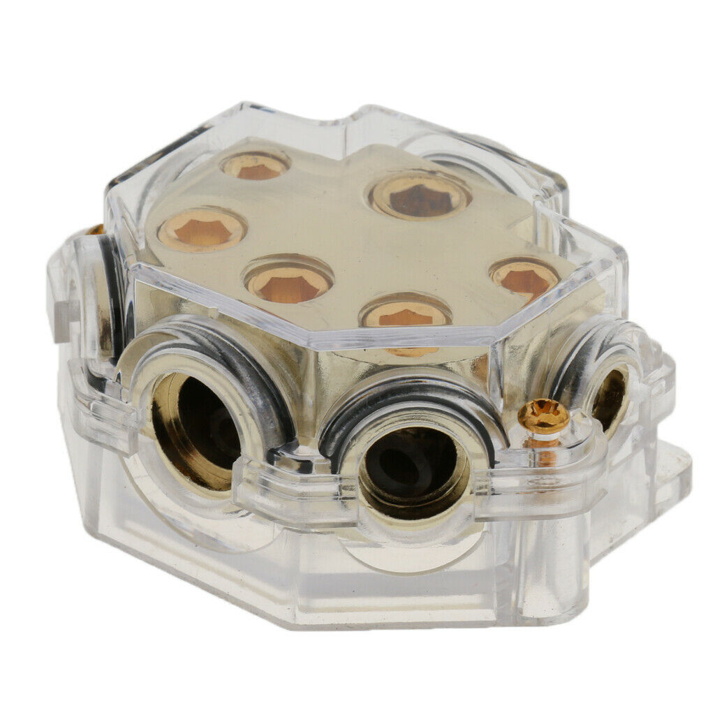 Car Fuse Holder Power Distributor 0/2/4/8 Gauge Audio Stereo Amplifier