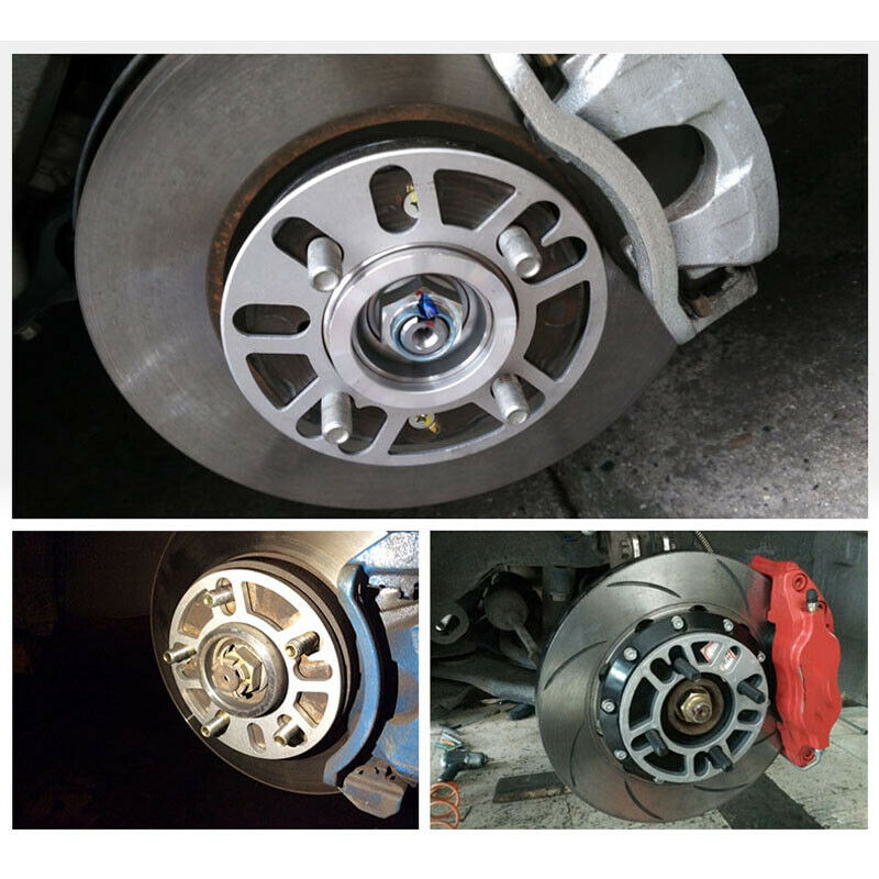 4X 6MM SUV Hub Wheel Spacers Adaptor Shims Plate 5/6 Stud Brake Caliper Aluminum