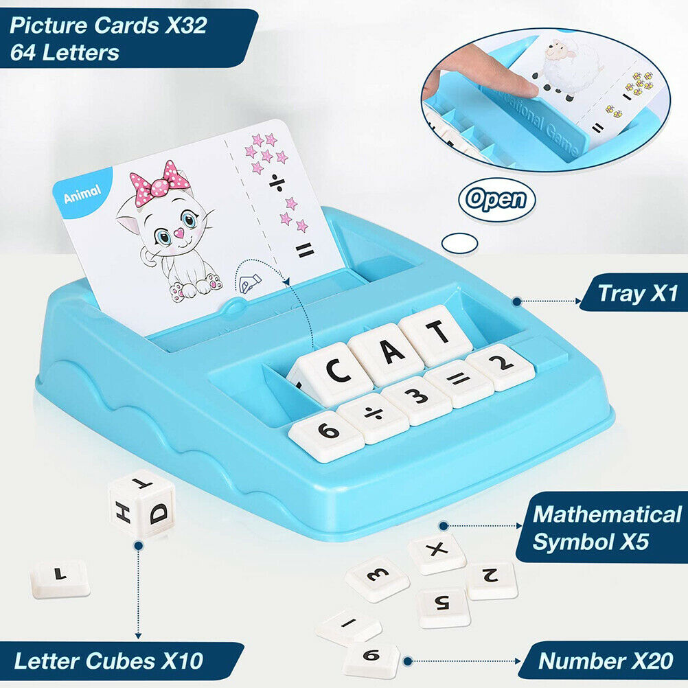 Matching Letter Game Kids Preschool Learning Toys Alphabet Math Interactive Game