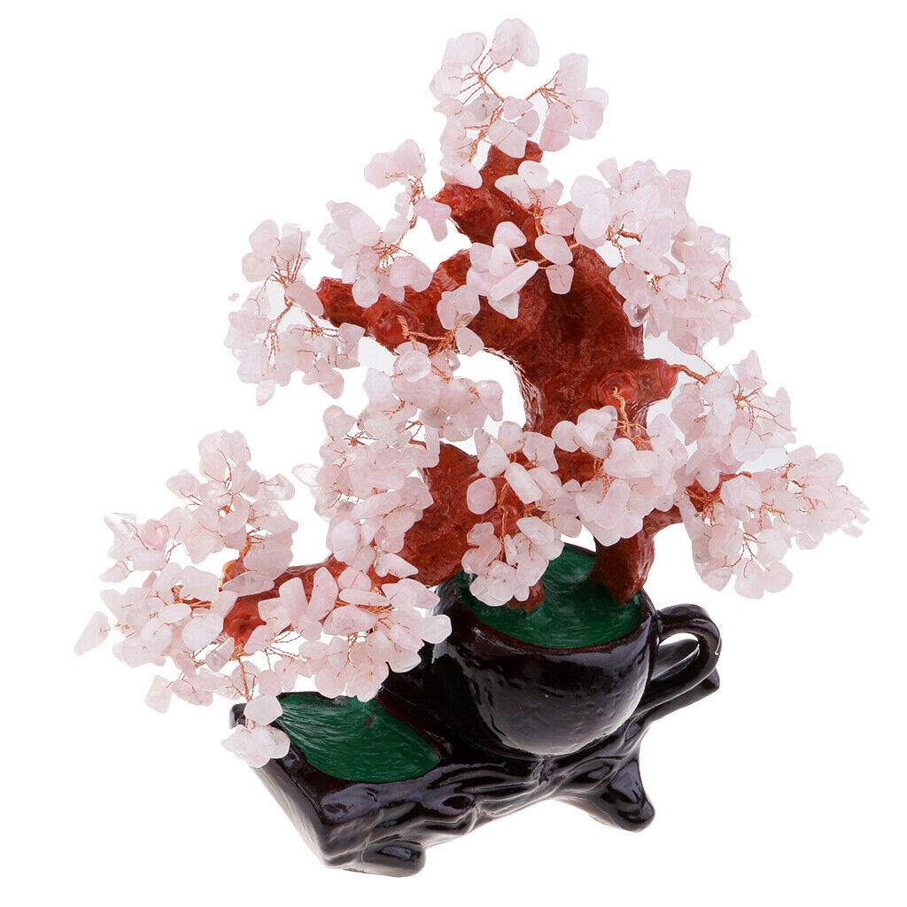Bonsai Style Crystal Tree Feng Shui Bring Wealth Luck Tree Decor Tea Pot  03