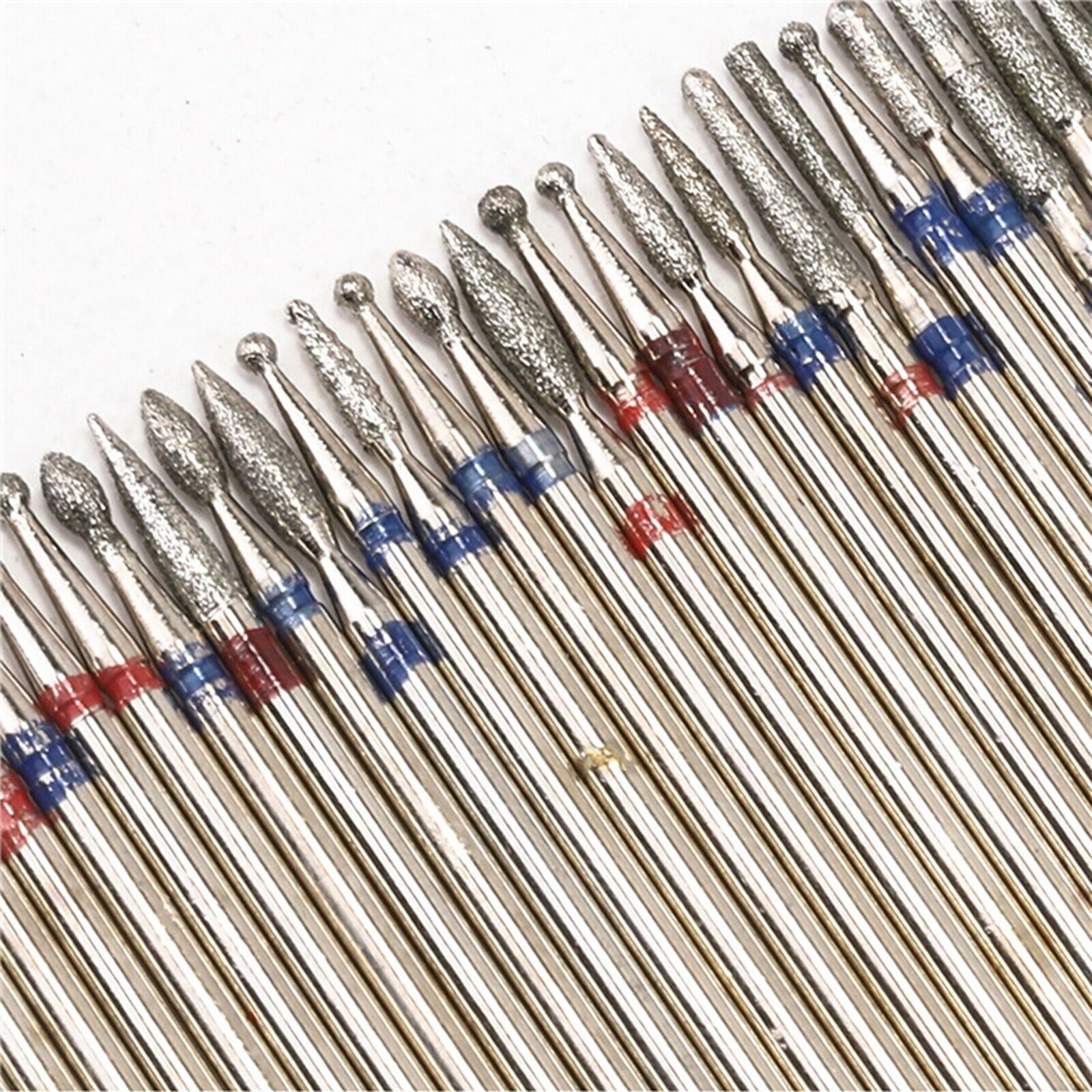 30x Nail Drill Bits for Remove Polishing Cuticles Manicure Pedicure Tools