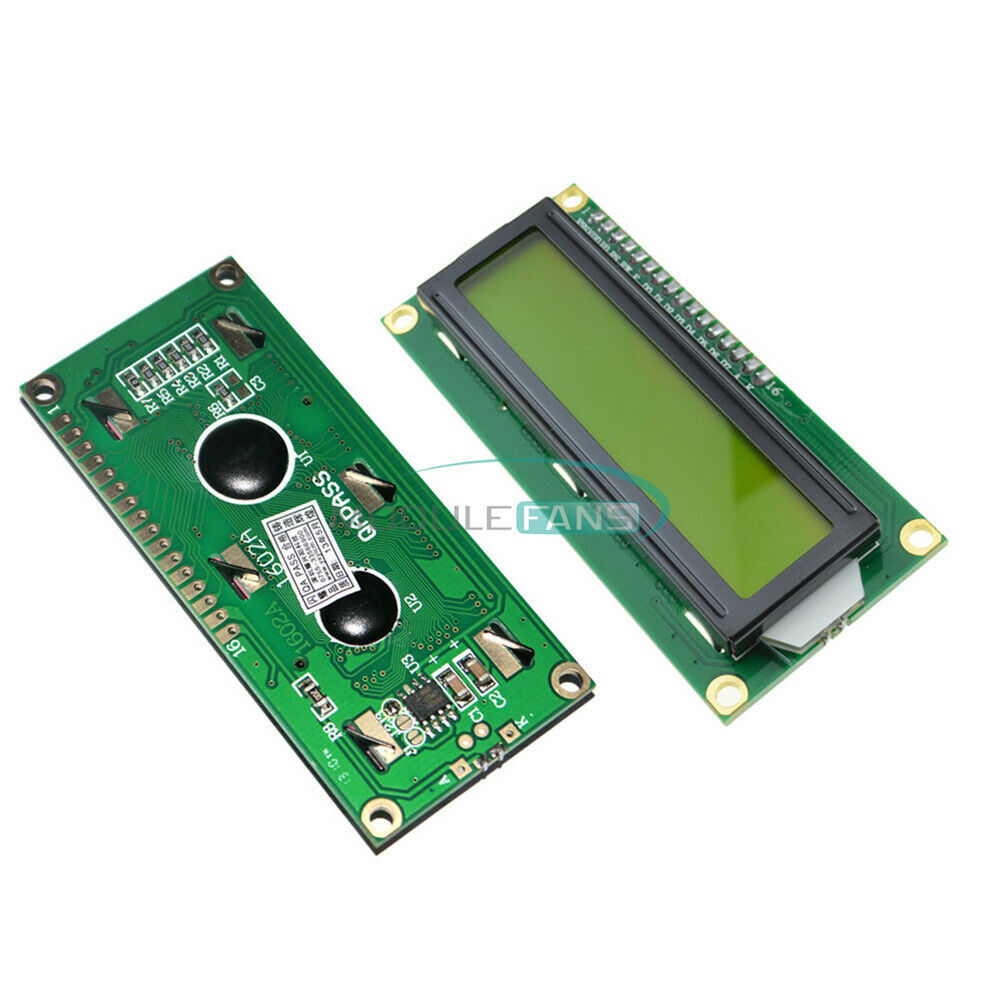 Yellow Backlight 16x2 1602 HD44780 Character LCD Display Module
