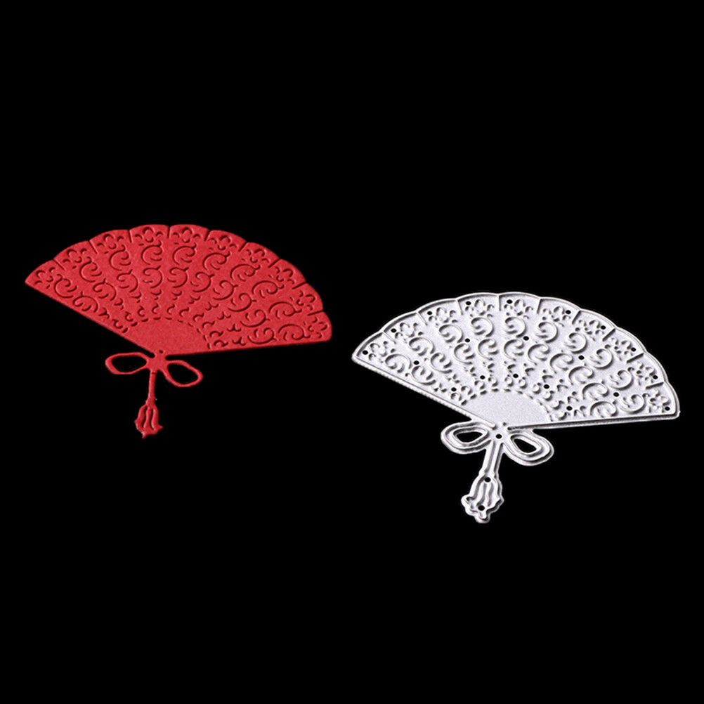 Mini fan Metal Cutting Dies Stencil Scrapbook Paper Cards Album Deco.l8