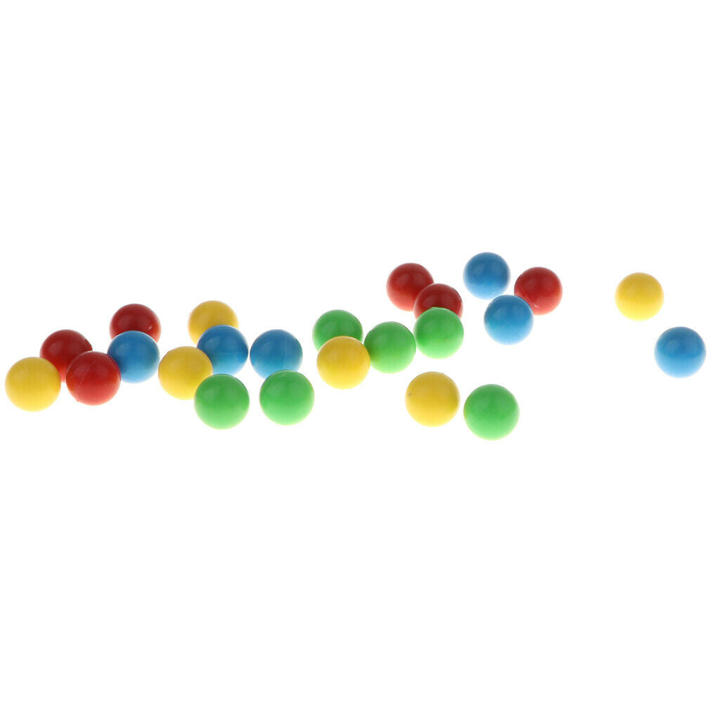 Desktop Hungry Frog Game Replacement Parts - 24 Pieces Colorful Beads