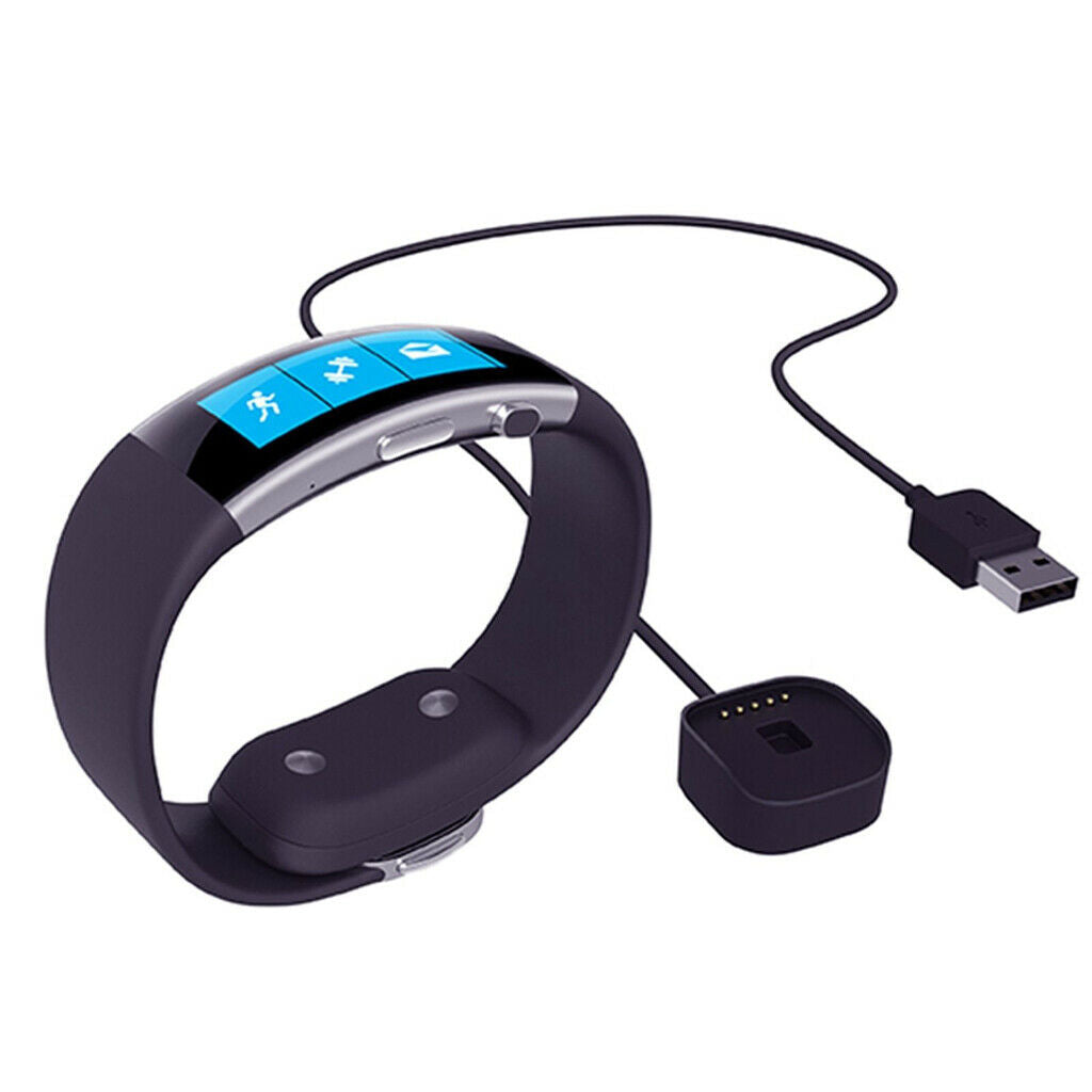 USB Sync Charger Cradle Dock For   Band 2 Fitness Tracker Black