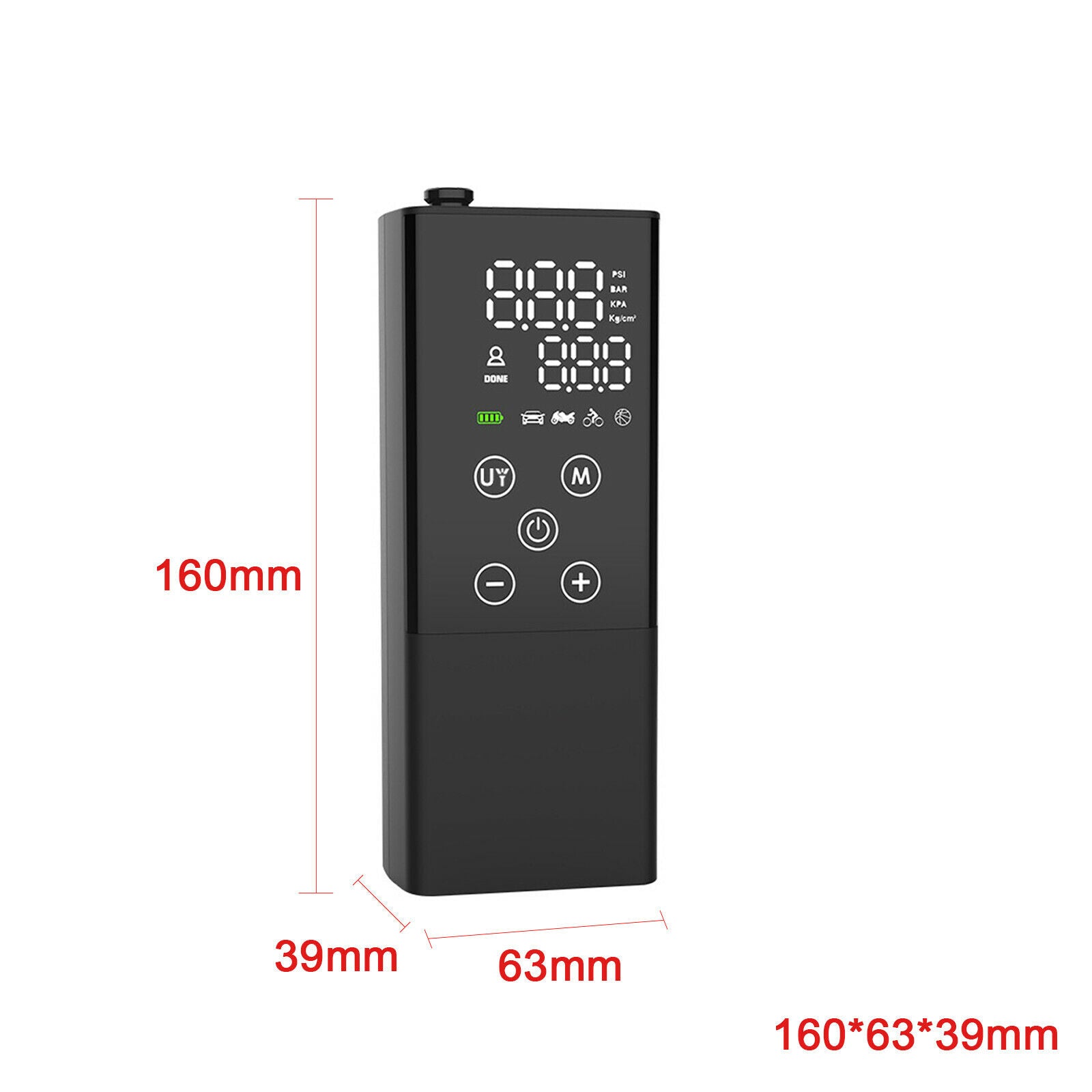 Mini Wireless Air Pump Electric Tyre Inflator Car Bicycle Air Compressor