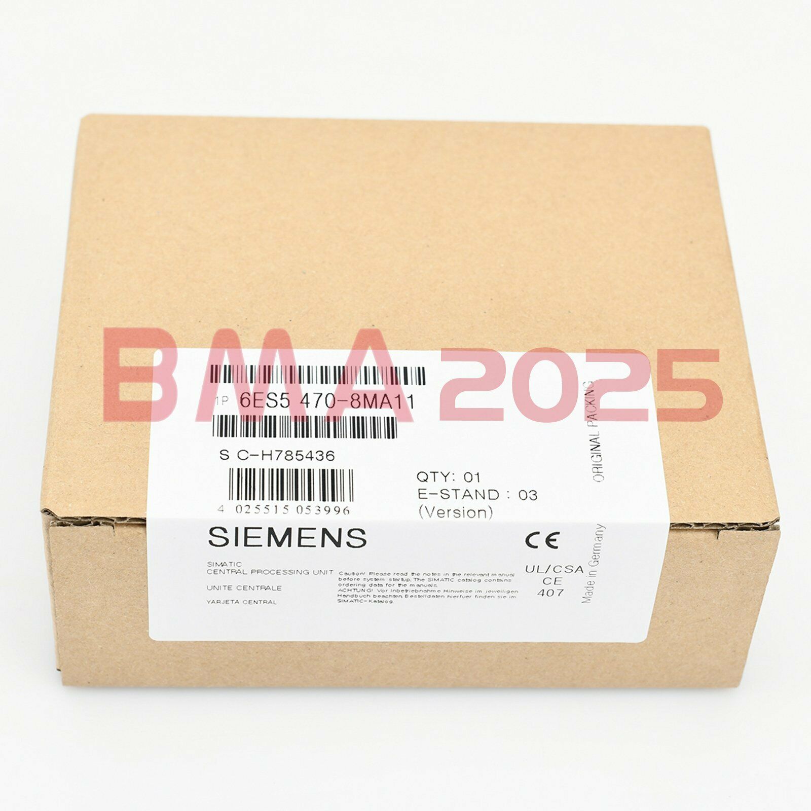 1PC Brand New 6ES5470-8MA11 6ES5 470-8MA11 1year warranty DHL free Ship SM9T