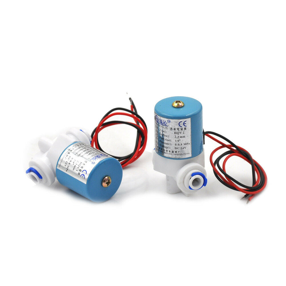 DC12V 1/4" Electric Solenoid Valve N/CBDeedBDor RO Water Air Quick ConnectorBDAU