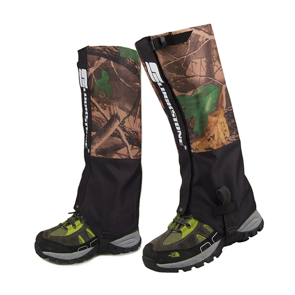 1 Pair Double Layer Waterproof Outdoor Hiking Walking Climbing Snow Legging