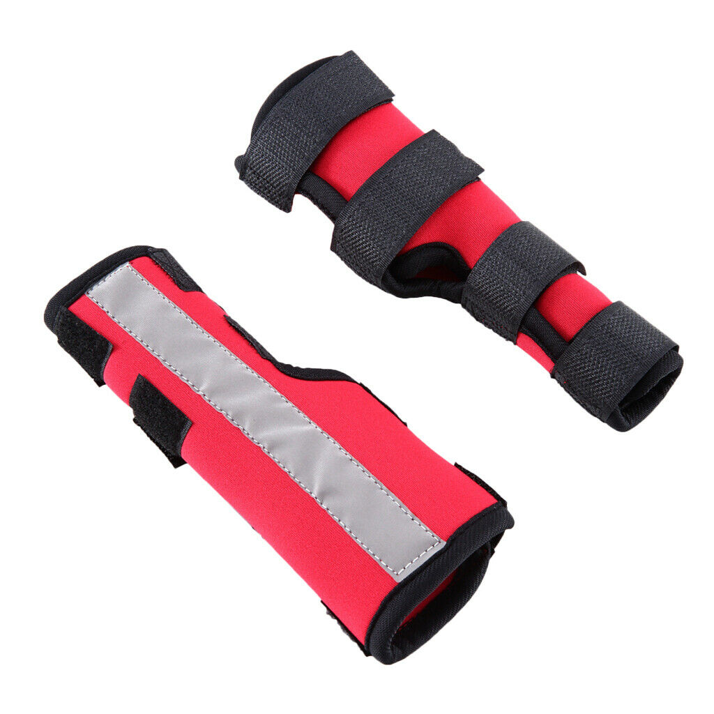 Pet Knee Pads Pet Leg Socks Pet Dog Puppy Protective Joints Protector Red S